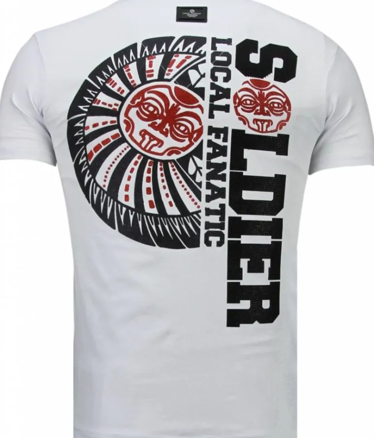 T-shirt Heren - The Rock - Wit