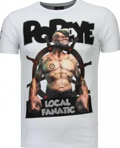 T-shirt Heren - The Sailor Man - Wit