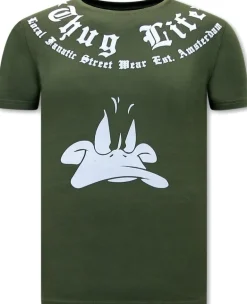 T-shirt Heren - Thug Life - Groen