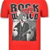 T-shirt Heren - Tomcat Rock My World - Rood