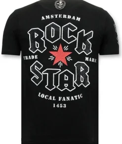 T-shirt Heren - Tomcat Rock My World - Zwart