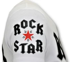 T-shirt Heren - Tomcat Rock My World - Wit