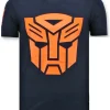 T-shirt Heren - Transformers - Blauw