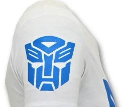 T-shirt Heren - Transformers - Wit