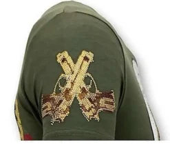 T-shirt Heren - Trust No Bitch - Groen