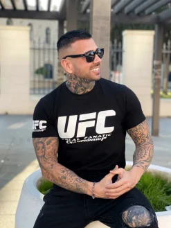 T-shirt Heren - UFC Championship - Zwart