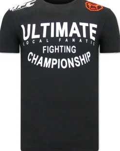 T-shirt Heren - UFC Ultimate Fighting - Zwart