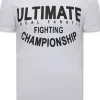 T-shirt Heren - UFC Ultimate Fighting - Wit