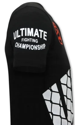 T-shirt Heren - UFC Wire Fence - Zwart