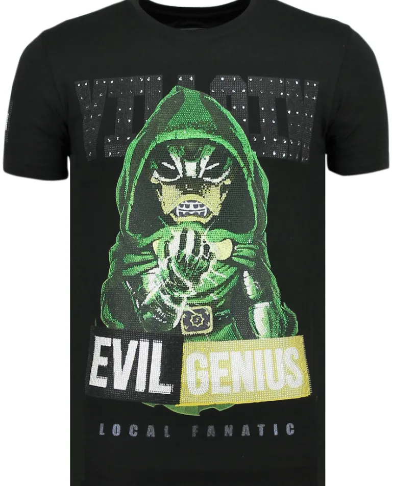 T-shirt Heren - Villain Duck - Zwart