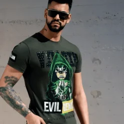 T-shirt Heren - Villain Duck - Groen