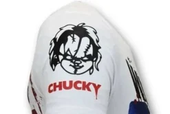 T-shirt Heren - Wanna Play A Game - Wit