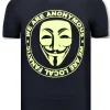 T-shirt Heren - We Are Anonymous - Blauw