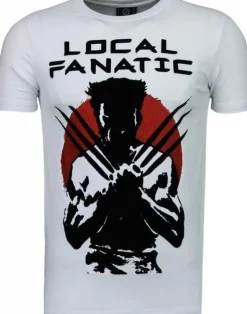 T-shirt Heren - Wolverine - Wit