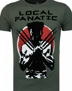 T-shirt Heren - Wolverine - Groen