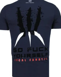 T-shirt Heren - Wolverine - Blauw