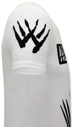 T-shirt Heren - Wolverine - Wit