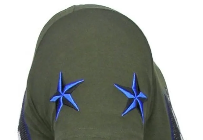 T-shirt Uomo - Young Rich Famous - Blu